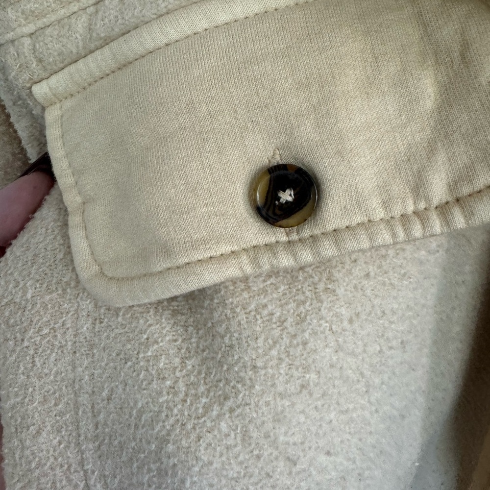 Free People “Ruby” Oversized Shacket in Beige - Picture 4 of 14